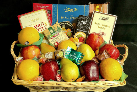 Deluxe Fruit and Snacks Basket